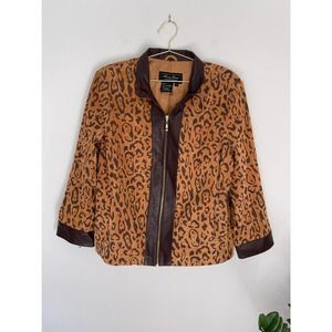 TERRY LEWIS Classic Luxuries 100% Suede Leather Vintage Jacket Size 1X